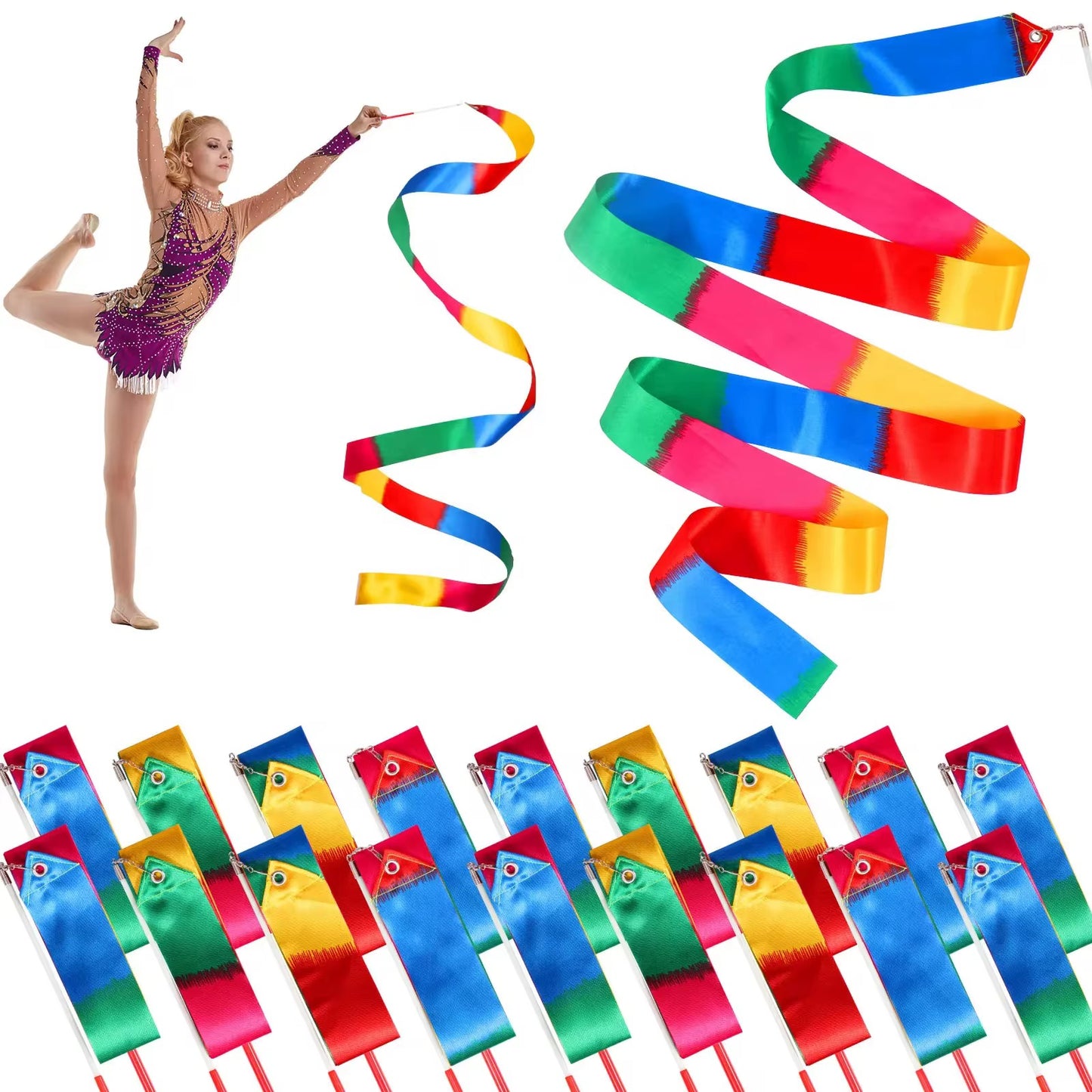 20PCS Dance Ribbon